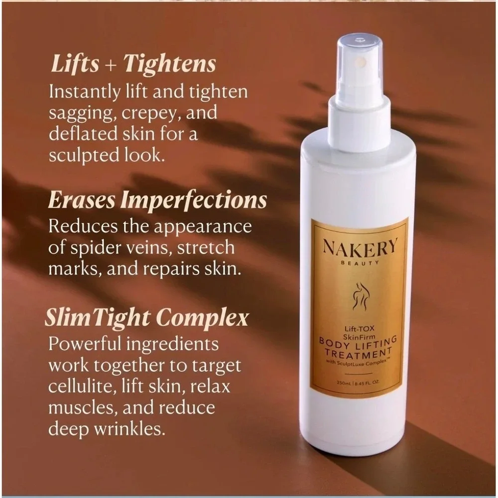 Nakery‎ Beauty Lift-TOX SkinFirm Body Lifting Treatment 8.45 Fl Oz Brand New
